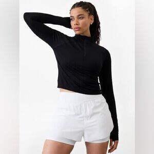 Athleta Momentum Seamless Crop Long Sleeve